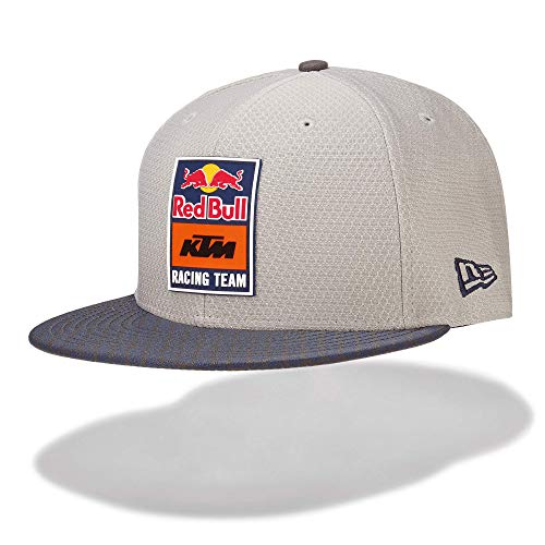 Red Bull KTM New Era 9Fifty Hex Era Flapcap, Gris Unisexo Talla única Cap, KTM Factory Racing Original Ropa & Accesorios