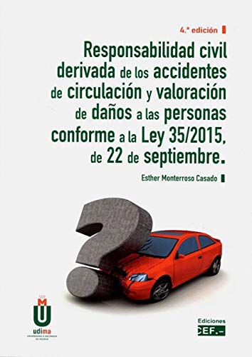 Responsabilidad Civil Derivada De Los Accidentes De CIRCULACIÓN y Valoración De Daños A Las PERSONAS CONFORME A La Ley 35/2015, De 22 De Septiembre