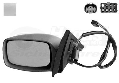 Retrovisor eléctrico izquierdo gris metal para Ford Orion 8/90 hasta 96