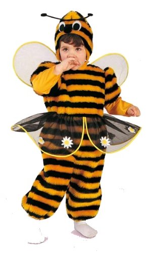 Rio - Disfraz de abeja para niña, talla 2-3 años (103342/TG01)