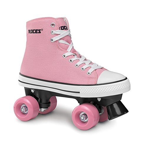 Roces Chuck Classic Roller - Patines de ruedas unisex, color rosa blanco, talla 42