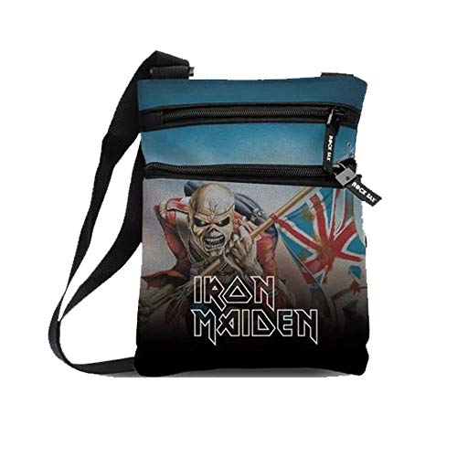 Rock Sax Iron Maiden Trooper Cross Body Bag hombro