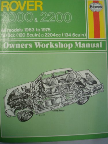 Rover 2000 SC and TC Owner's Workshop Manual
