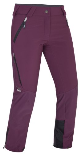 SALEWA Jara - Pantalones de Nieve para Mujer (Material Stormwall), Color Negro Rosa Margaux/0900 Talla:44
