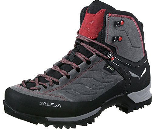SALEWA Mountain Trainer Mid GTX (Halbhoher Bergschuh Herren), Groesse 9 UK (43), Farbe-Salewa:Charcoal/Papavero