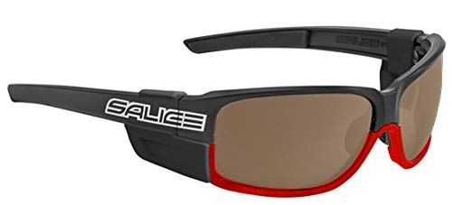 Salice Gafas Unisex para Adultos, Color Negro Rojo/CRX Bronce, diseño de photochromic Cat, única