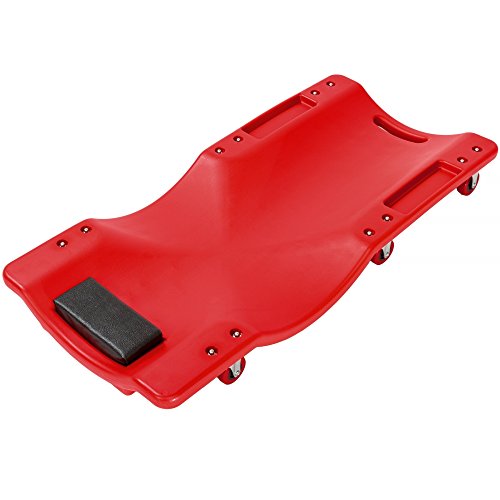 SATKIT Camilla/Cama para Taller Mecánico de Plastico Resistente con Ruedas Reparación Coche SATKIT Camilla/Cama para Taller Mecánico de Plastico Resistente con Ruedas Reparación Coche
