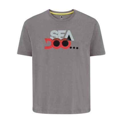 Sea-Doo - Camiseta Hyper para hombre con logotipo de color gris (M)