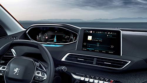 SHAOHAO Protector de pantalla para salpicadero de Peugeot 3008 5008 GT, protector de pantalla transparente y resistente a los arañazos 9H antihuellas