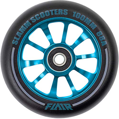 Slamm Scooters Flair 2.0 Wheels Ruedas de patín, Adultos Unisex, Blue (Azul), 100 mm