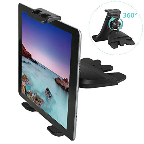 Soporte de Tablet para Ranura de CD de Coche, Soporte para teléfono para reproductor de CD compatible con Samsung Galaxy/iPad Mini Air Pro/iPhone Xs Max XR (tabletas y teléfonos celulares de 4"-12") Soporte de Tablet para Ranura de CD de Coche, Soporte para teléfono para reproductor de CD compatible con Samsung Galaxy/iPad Mini Air Pro/iPhone Xs Max XR (tabletas y teléfonos celulares de 4"-12")
