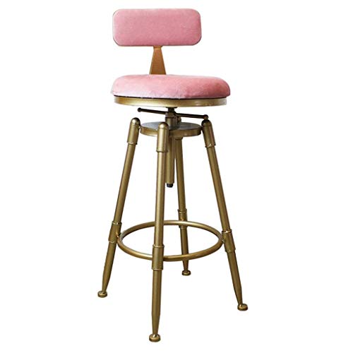 Taburete De Bar Reposapiés Silla Alta Altura Ajustable Como Taburete De Cocina |Bar |Taburete De Desayuno |Velvet Seat Patas De Metal Doradas |Carga Máxima 150 Kg (Asiento De Altura Ajustable 70 ~ 90c Taburete De Bar Reposapiés Silla Alta Altura Ajustable Como Taburete De Cocina |Bar |Taburete De Desayuno |Velvet Seat Patas De Metal Doradas |Carga Máxima 150 Kg (Asiento De Altura Ajustable 70 ~ 90c