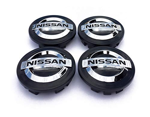 Tapas centrales de Rueda NissanLogo para llantas 4x 54mm tapacubos 40342-AU511 Leaf Juke GT-R 350Z Cube Versa Quest
