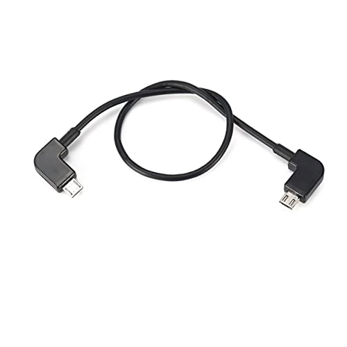 Timetided Cable de Datos para dji Spark Mavic Pro Air Control Micro USB a Micro USB Adaptador Line para Android Samsung Huawei Phone Tablet