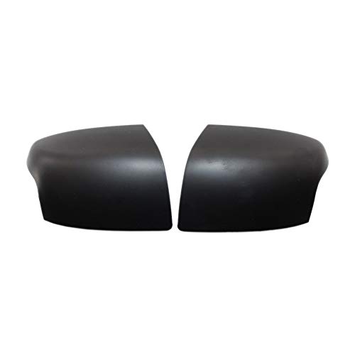 VIKEP Ajuste For Ford Focus 2005 2006 2007 2008 Mate Negro Cubierta Del Espejo Retrovisor Lateral Puerta Del Coche ABS 2pcs FD4247424 FD4247423