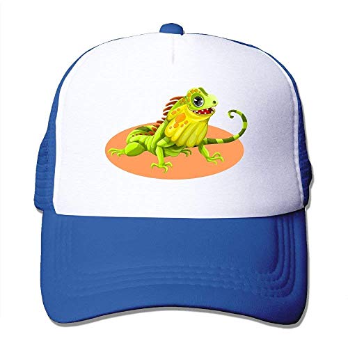 Wdskbg Reptile Lizard Cartoon Adjustable Sports Mesh Baseball Caps Trucker Cap Sun Hats