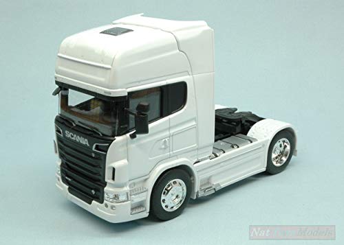Welly Model Compatible con Scania V8 R730 (4x2) White 1:32 DIECAST WE32670SW