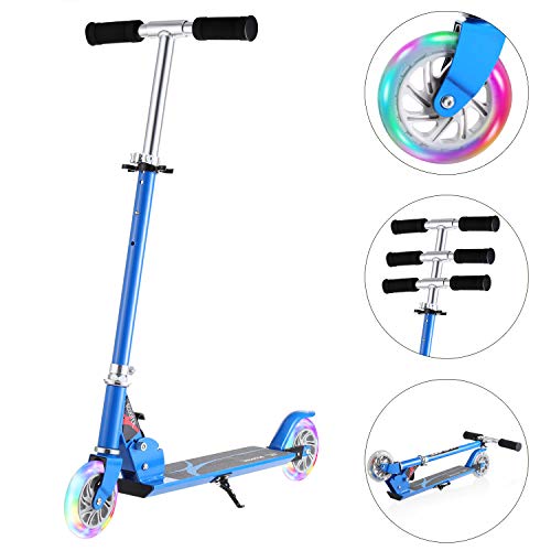 WeSkate Patinetes para niños con 2 Ruedas, Patinete de Altura Ajustable, Plegable, portátil, Scooter para niños, niños, niñas de 3-12 años, Scooter Urbano para niños, Carga máxima 50KG WeSkate Patinetes para niños con 2 Ruedas, Patinete de Altura Ajustable, Plegable, portátil, Scooter para niños, niños, niñas de 3-12 años, Scooter Urbano para niños, Carga máxima 50KG
