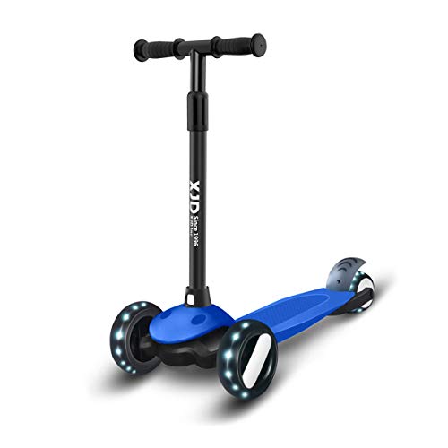 XJD Patinete Tres Ruedas para Niños de 2 a 8 Años Scooter Desmontable Manillar Ajustable con Cerradura de Dirección con Luces Carga Máxima 50kg XJD Patinete Tres Ruedas para Niños de 2 a 8 Años Scooter Desmontable Manillar Ajustable con Cerradura de Dirección con Luces Carga Máxima 50kg