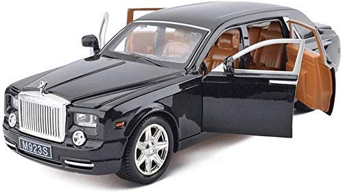 YLB Modelo de automóvil de fundición a presión 1:24 Rolls-Rolls-Royce Fantasma Aleación de Zinc de Zinc Aleación de Zinc, Juguetes para niños, Decoración de Oficina de Oficina de Trabajo en el hogar,