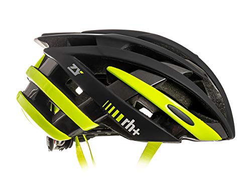 Zero RH+ Helmet ZY - Cascos de Bicicleta Permanent Unisex - Adulto, Matt Anthracite-Shiny Yellow Fluo-Bridge Shiny Anthracite Metal, XS/M
