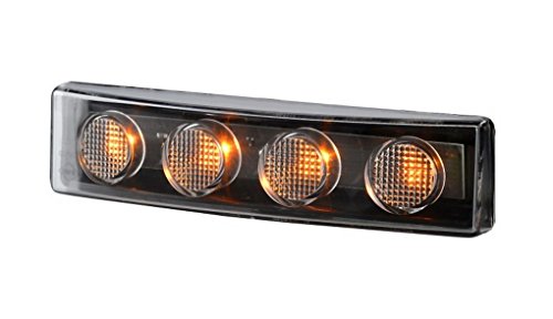 1 x 4 LED naranja luz de marcador lateral 12 V 24 V Camión E-marked posición lámpara de techo cabina delantera Fit para Scania Serie 4, G, P, R, T 1 x 4 LED naranja luz de marcador lateral 12 V 24 V Camión E-marked posición lámpara de techo cabina delantera Fit para Scania Serie 4, G, P, R, T