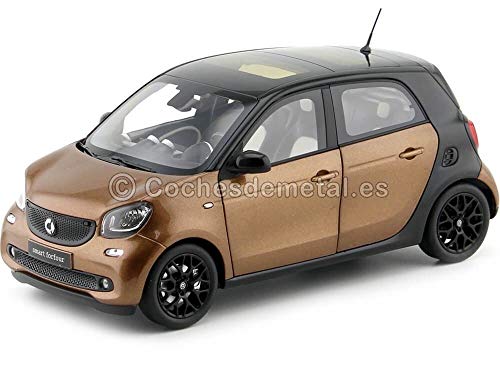 2015 Smart Forfour Coupe (W453) Black/Brown 1:18 Dealer Edition B66960299