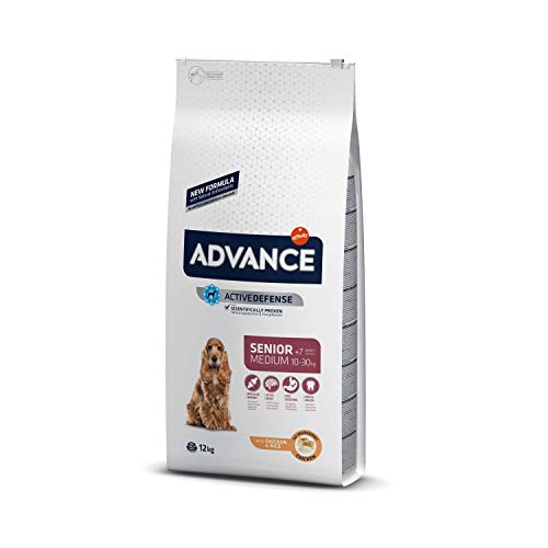 ADVANCE Senior Medium - Pienso Para Perros Senior De Razas Medianas Con Pollo - 12 kg