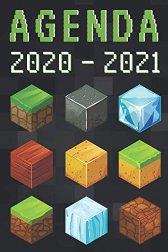 agenda 2020 2021: agenda escolar 2020-2021 gamer - agenda 2020 2021 semana vista - Septiembre 2020 a Sep 2021 - calendario - planificador semanal a5 - Colegio - secundaria - estudiante