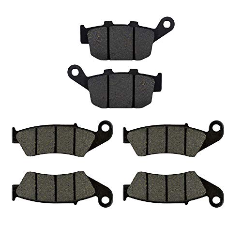 AHL Juego de 3 pares de pastillas de freno para XRV 750 P/R/S/T/V/W/X/Y Africa Twin 1994-2003 AHL Juego de 3 pares de pastillas de freno para XRV 750 P/R/S/T/V/W/X/Y Africa Twin 1994-2003
