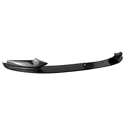 Alerón Negro 2011-2016, para BMW F10 5 Series M Sport Fibra de Carbono Look Car Exterior Parachoques Inferior Trim Splitter Lip 2014 Alerón Negro 2011-2016, para BMW F10 5 Series M Sport Fibra de Carbono Look Car Exterior Parachoques Inferior Trim Splitter Lip 2014