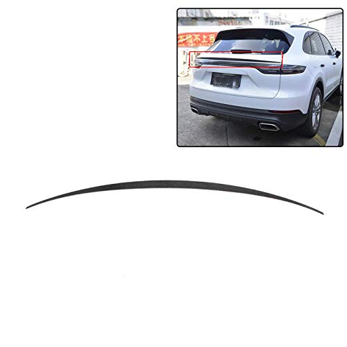 Alerón trasero de fibra de carbono para Cayenne SUV 2018UP Alerón trasero de montaje debajo de la ventana. Añadir en el kit de carrocería