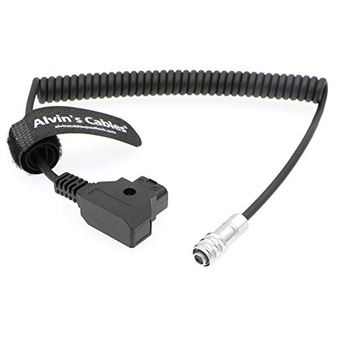 Alvin's Cables BMPCC 4K a D-Tap Cable de Alimentación para Blackmagic Pocket Cinema Cámara 4K Gold Mount V Mount Battery Weipu 2 Pin Hembra a P Tap