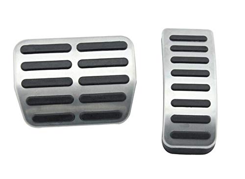 ANBXMWL AT Aluminous Alloy Car Brake Pedal Cover Pedal Pads, para Skoda Fabia I 1999-2007 Fabia II 2007-Octavia 1U 1996-2010 Roomste