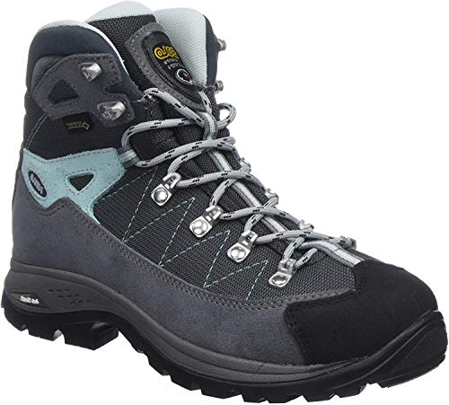 Asolo Finder GV Ml, Zapatos de High Rise Senderismo Mujer, Gris (Grigio/Gunmetal/Bleu Pool A177), 39 1/3 EU Asolo Finder GV Ml, Zapatos de High Rise Senderismo Mujer, Gris (Grigio/Gunmetal/Bleu Pool A177), 39 1/3 EU