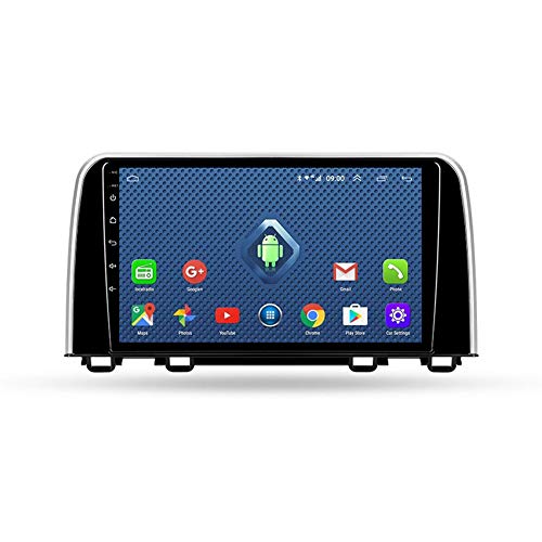 Autoradio Coche Bluetooth 2 Din Android Radio De Coche 9'' Pantalla Táctil Wifi Plug And Play Completo RCA SWC Soporte Carautoplay/GPS/DAB+/OBDII Para Honda CR-V 5 2016-2018,Quad core,4G Wifi 2G+32G