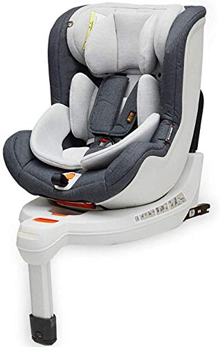 Babify Protect-Fix Silla de Coche Isofix Giratoria 360º - Grupo 0+ 1 (0-18 kg) - Color Soft Grey Babify Protect-Fix Silla de Coche Isofix Giratoria 360º - Grupo 0+ 1 (0-18 kg) - Color Soft Grey