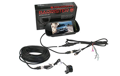 BARRISTER BRV-15-KIT180 Sistema Profesional retrovision Monitor BRV-515 Retrovisor 7 Pulgadas + 1 cámara BRV-180 + Cable 10 Metros alargador CA-10.