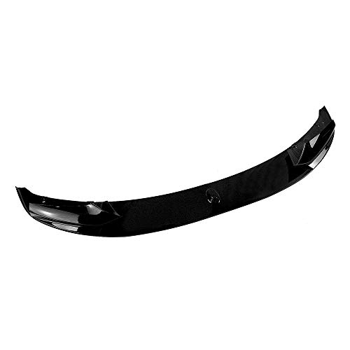 Black Front Spoiler para 2011-2016 BMW F10 5 Series M Sport Fibra de Carbono Look Exterior AUTRO BAJO BUMBER Trim DIPTOR LIP 2014