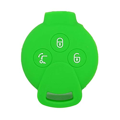 BROVACS Funda protectora de silicona para Mercedes Benz Smart Fortwo CV4953, color verde claro BROVACS Funda protectora de silicona para Mercedes Benz Smart Fortwo CV4953, color verde claro