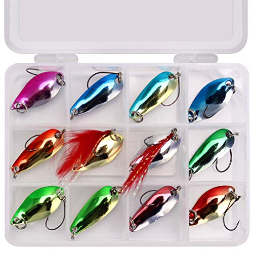 Caja De Cebo para Trucha Intermitente Pesca Trucha Ganchos Señuelo Pescar Estuche Cucharillas Pesca Trucha Señuelos Pesca Spinning Set Conjunto De Swimbait Juego Cucharas Pesca Trucha Cebo Artificial Caja De Cebo para Trucha Intermitente Pesca Trucha Ganchos Señuelo Pescar Estuche Cucharillas Pesca Trucha Señuelos Pesca Spinning Set Conjunto De Swimbait Juego Cucharas Pesca Trucha Cebo Artificial