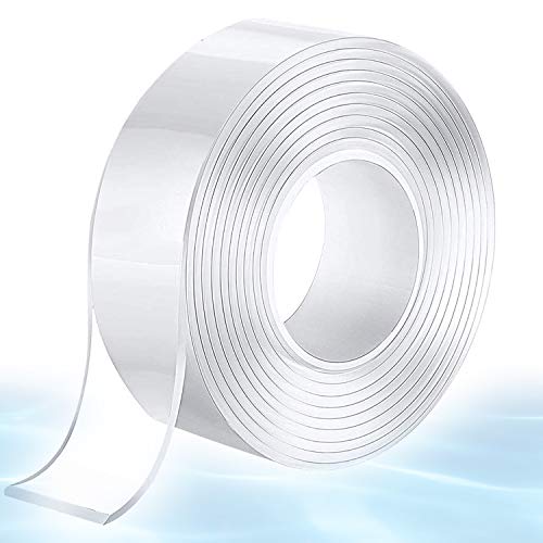Cinta Adhesiva Lavable,Cinta Doble Cara Extra Fuerte, Cinta de Doble Cara Multifuncional Cinta Adhesiva Extraíble Transparente (9.8ft/3Meter) Nano Tape,para Pared,Cocina,Alfombra,Fijación de Fotos Cinta Adhesiva Lavable,Cinta Doble Cara Extra Fuerte, Cinta de Doble Cara Multifuncional Cinta Adhesiva Extraíble Transparente (9.8ft/3Meter) Nano Tape,para Pared,Cocina,Alfombra,Fijación de Fotos