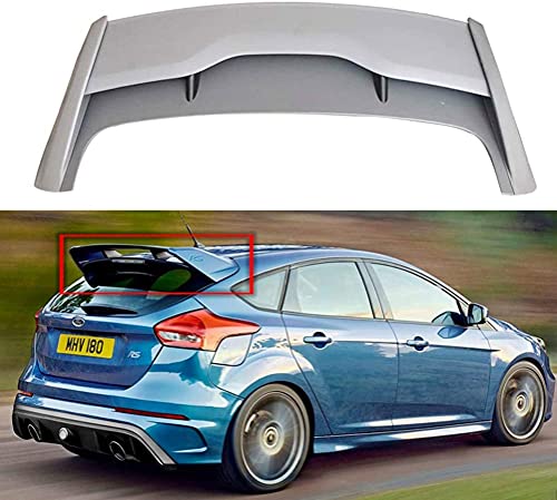 Coche ABS plástico Alerón trasero para Ford Focus RS Spoiler 2015-2018, Cola Lip Spoiler Techo ala AleróN Auto Accesorios Decorativos.