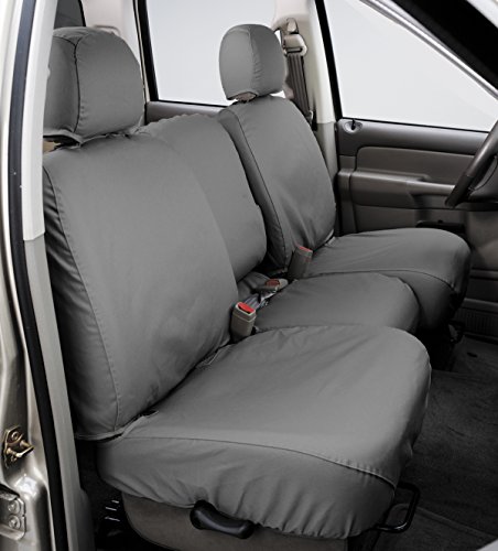 Covercraft SeatSaver Front Row Custom Fit Seat Cover for Select Chevrolet/GMC Models - Polycotton (Grey)