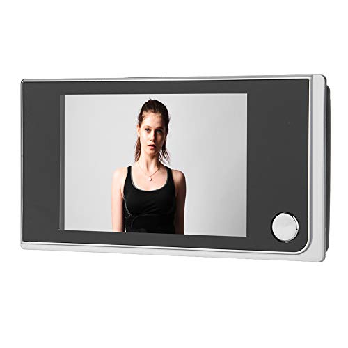 Eboxer 3.5 Pulgadas LCD Digital 120 Grados Visor de Mirilla Visera Electrónica Cámara de Ojo de Gato Sistema de Seguridad para Casa