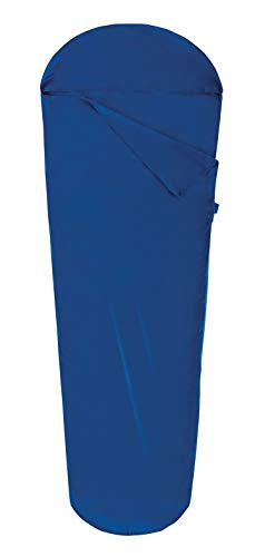 Ferrino SLEEPINGBAG LENZUOLO Pro Liner Mummy Saco de Dormir Tiempo Libre y Senderismo, Adultos Unisex, Azul (Blue), Talla Única