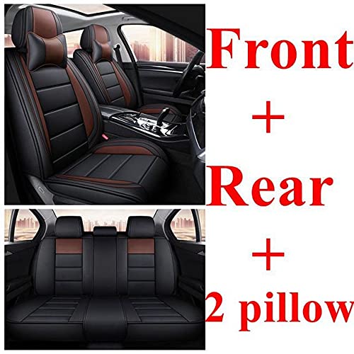 Fundas Asientos Coche Universales para Renault Clio Duster Clio 4 Seat Leon Ibiza Mitsubishi Lancer X Pajero Outlander Lancer Subaru Forester Accesorios Coche, Confort del café Negro Fundas Asientos Coche Universales para Renault Clio Duster Clio 4 Seat Leon Ibiza Mitsubishi Lancer X Pajero Outlander Lancer Subaru Forester Accesorios Coche, Confort del café Negro