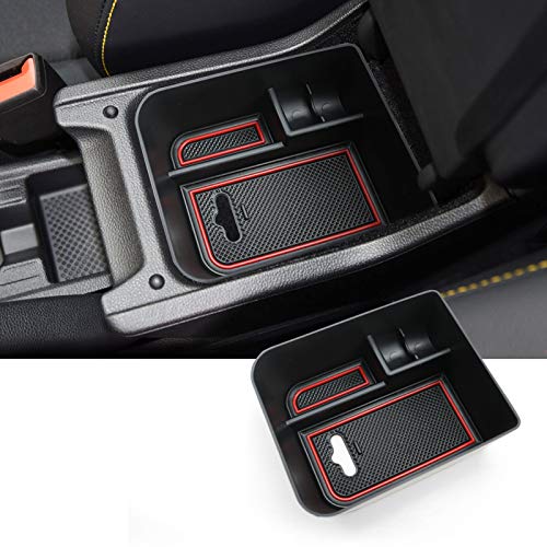 Guantera SKTU para Seat Arona de 2017 a 2019 y Seat Ibiza tipo 6F de 2018 a 2019 con reposabrazos, multifunción, caja de almacenamiento con base antideslizante Guantera SKTU para Seat Arona de 2017 a 2019 y Seat Ibiza tipo 6F de 2018 a 2019 con reposabrazos, multifunción, caja de almacenamiento con base antideslizante