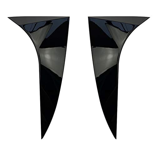 iSpchen 2pcs Ajuste del Alerón Lateral de La Ventana Trasera del Coche, Alerón de La Ventana Trasera del Ala, Cubierta de La Tira del Alerón Lateral de La Ventana Trasera iSpchen 2pcs Ajuste del Alerón Lateral de La Ventana Trasera del Coche, Alerón de La Ventana Trasera del Ala, Cubierta de La Tira del Alerón Lateral de La Ventana Trasera