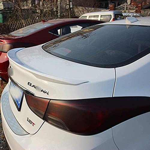 JNTML Alerón Trasero Spoiler de ABS para Hyundai Elantra 2012-2015, Accesorios de Modificación del Alerón del Maletero, Duradero, Brillante